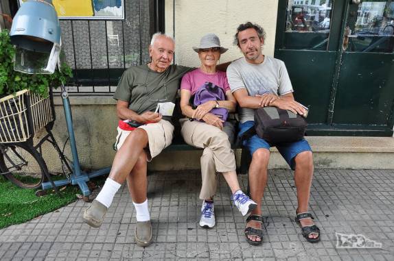 Momento de descanso durante passeio por Colonia del Sacramento, no sul do Uruguai